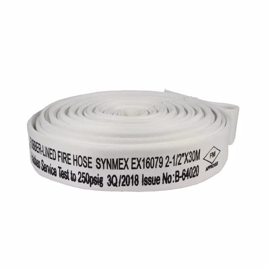 FM/UL/Ulc Certificate Fire Hose 2-1/2" with EPDM/TPU Liner